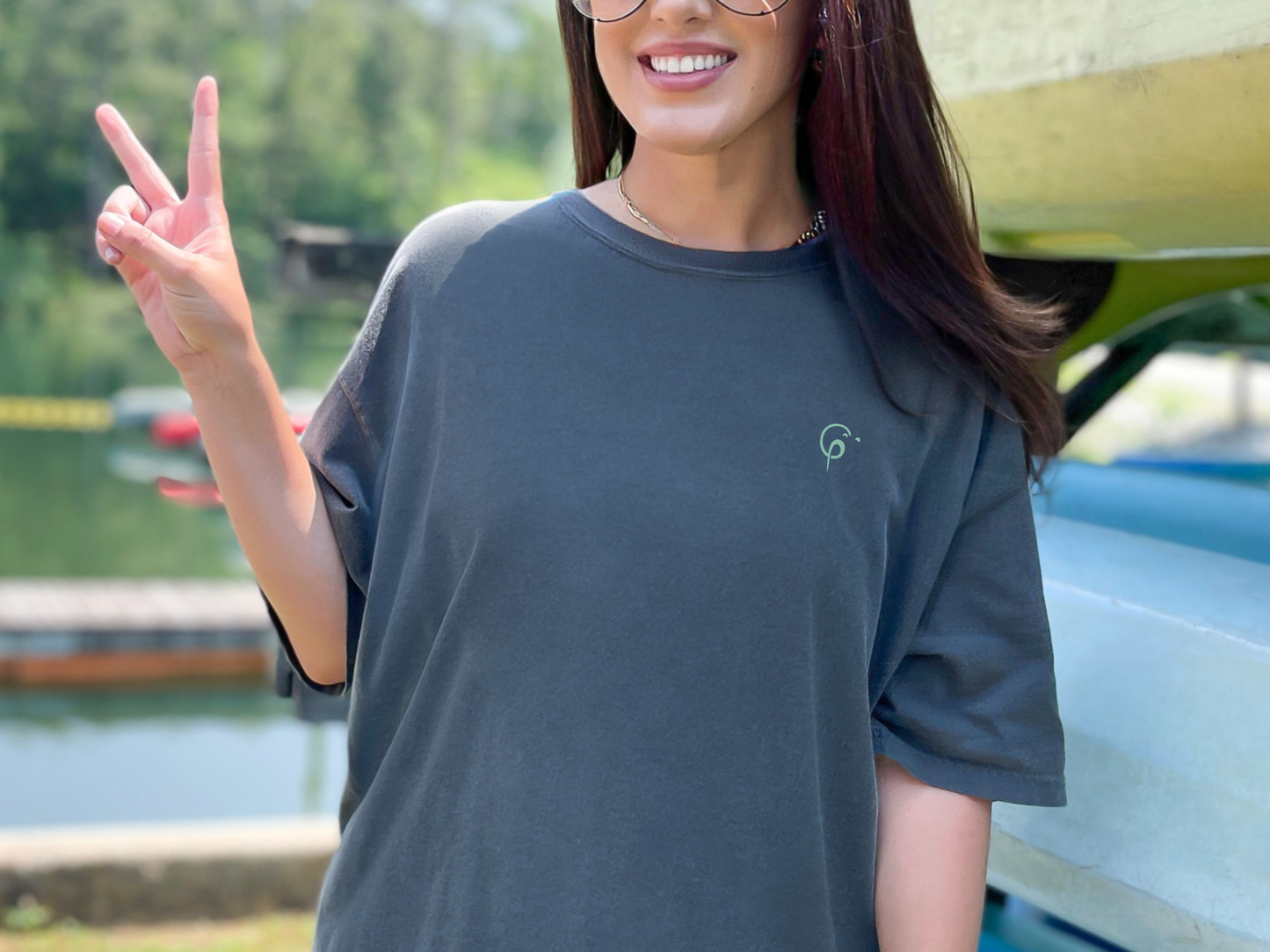Give me a double shot... Printed T-shirt, Pepper