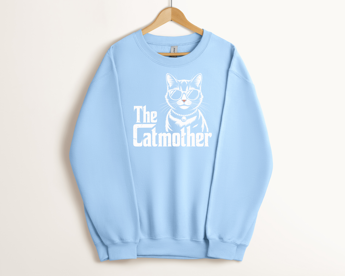 The Cat Mother Sweatshirt – Light Blue