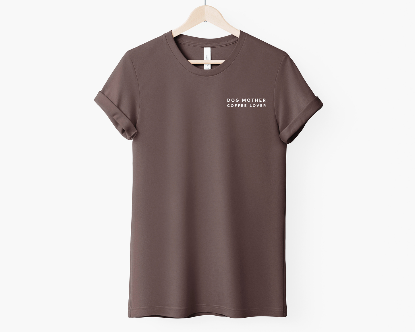 Dog Mother Coffee Lover Tee | Cocoa