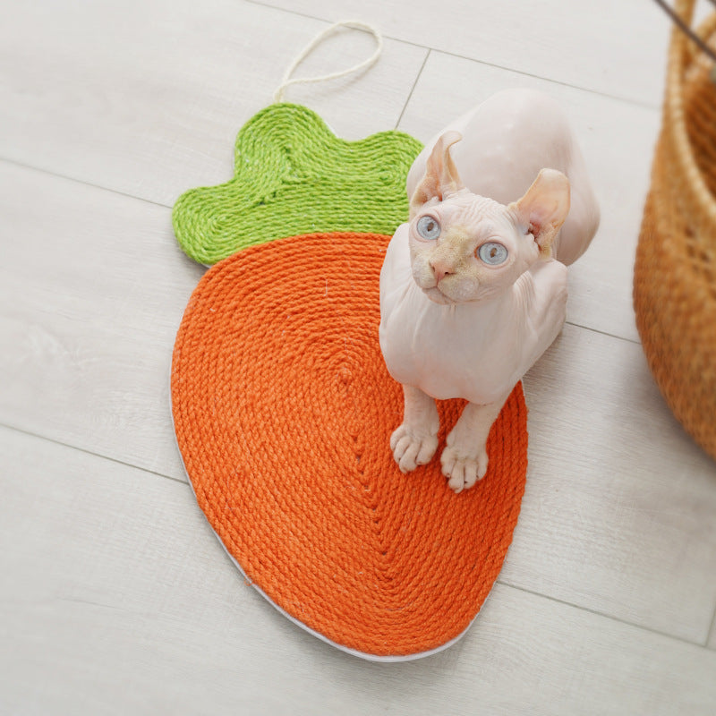 Cat Scratcher Pad - Carrot
