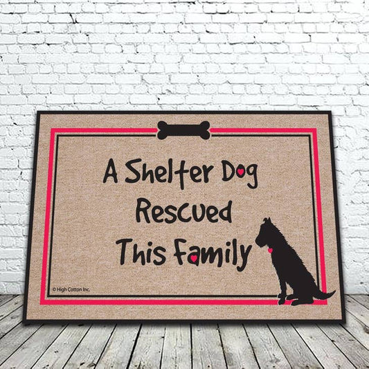 Our Shelter Dog doormat
