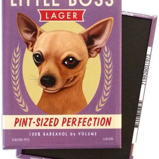 Dog Magnet - Chihuahua "Little Boss"