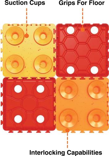 4 Piece Lick Pad w/ Interlocking Pieces
