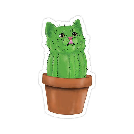 Cat Sticker -   Cacti