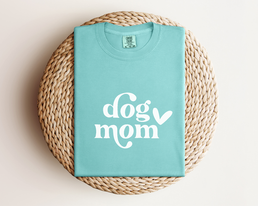 Dog Mom T-shirt, Chalky Mint