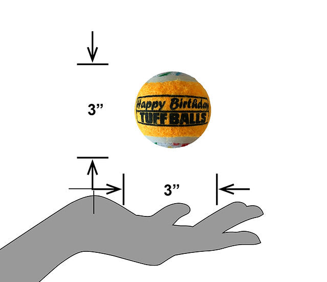 2.5" Happy Birthday Ball