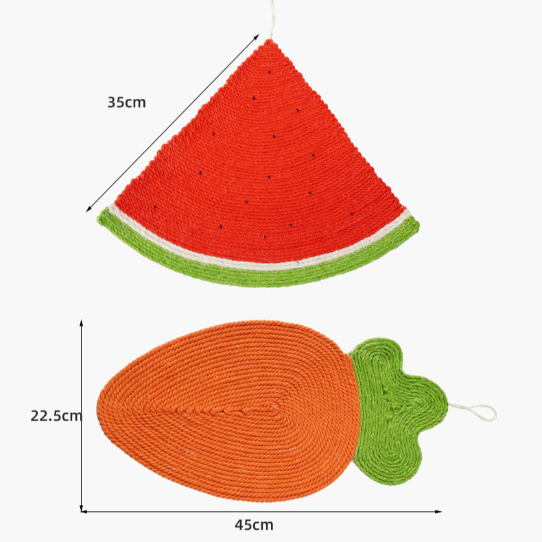Cat Scratcher Pad - Carrot