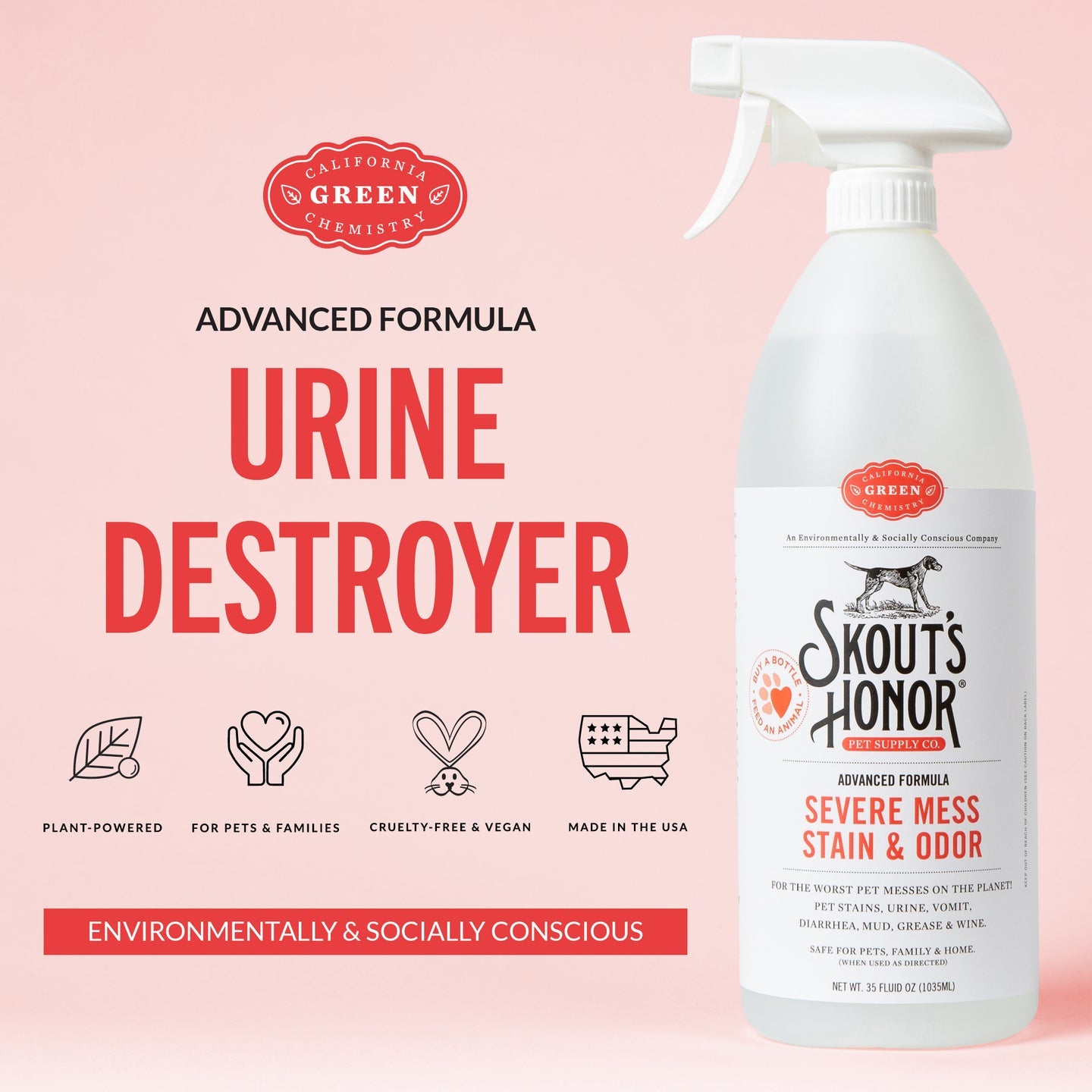 Skout's Honor Severe Mess Stain & Odor Advanced Formula