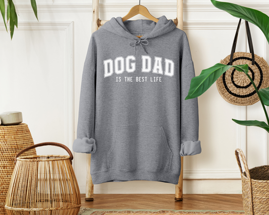 Dog Dad Hoodie, Graphite Heather