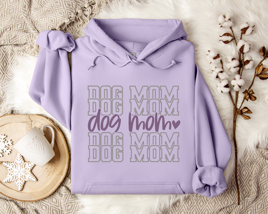Dog Mom Hoodie, Lavender