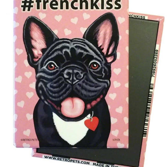 Dog Magnet - French Bulldog "French Kiss"