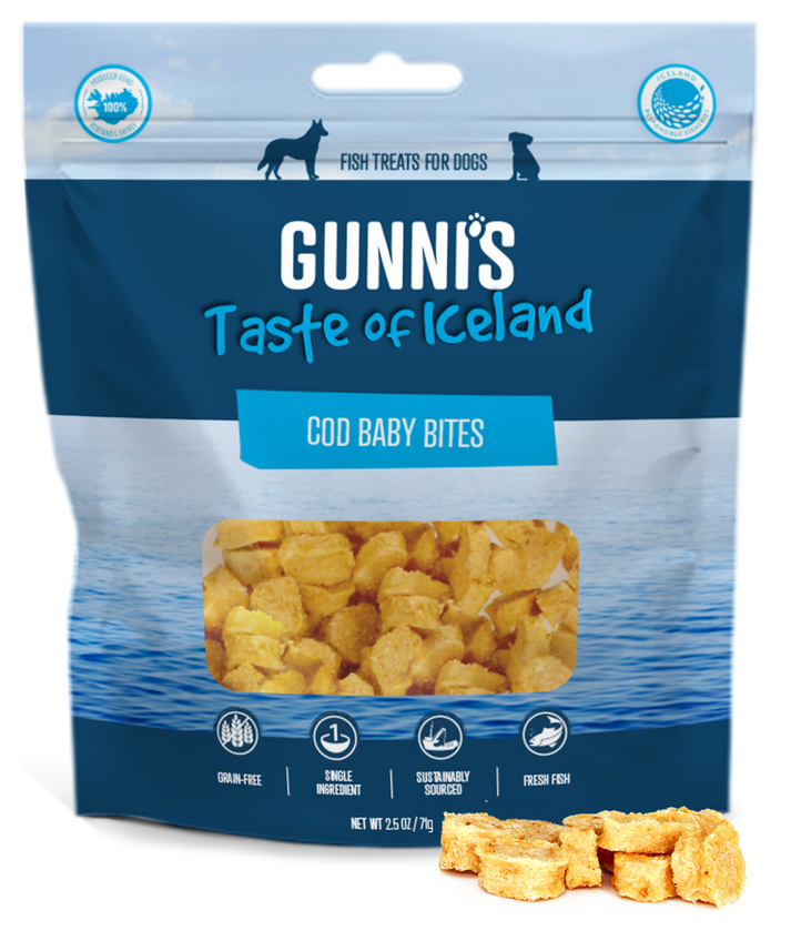 Gunni's Cod Baby Bites 2.5oz
