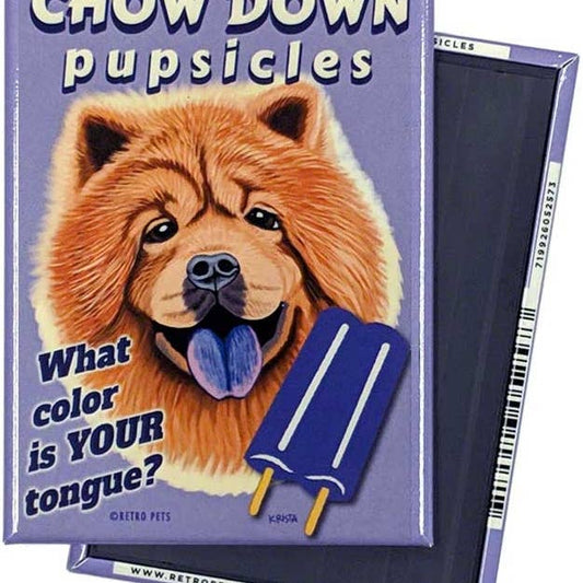 Dog Magnet - Chow Chow "Chow Down Pupsicles"