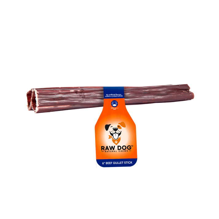 Raw Dog 6″ Beef Gullet Stick