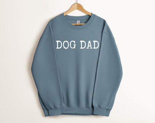 Dog Dad Sweatshirt, Stone Blue