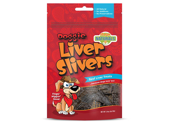 Doggie Liver Slivers 3.4oz *
