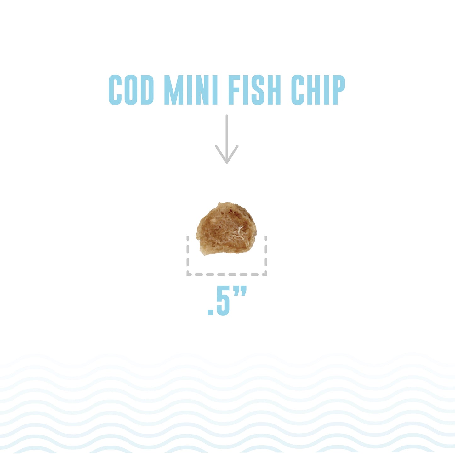 Icelandic+ Cod Chips Dog Treat Mini 2.5oz