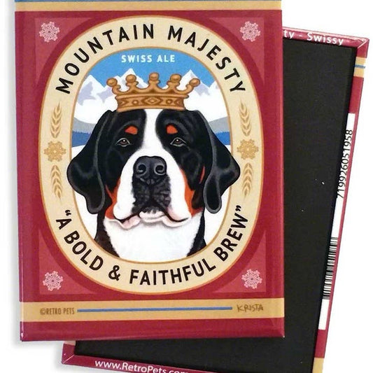 Dog Magnet - Greater Swiss Mountain Dog "Mountain Majesty"
