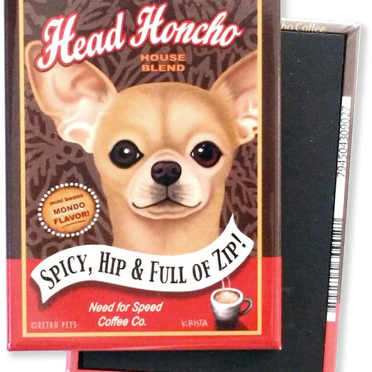 Dog Magnet - Chihuahua "Chihuahua Head Honcho"