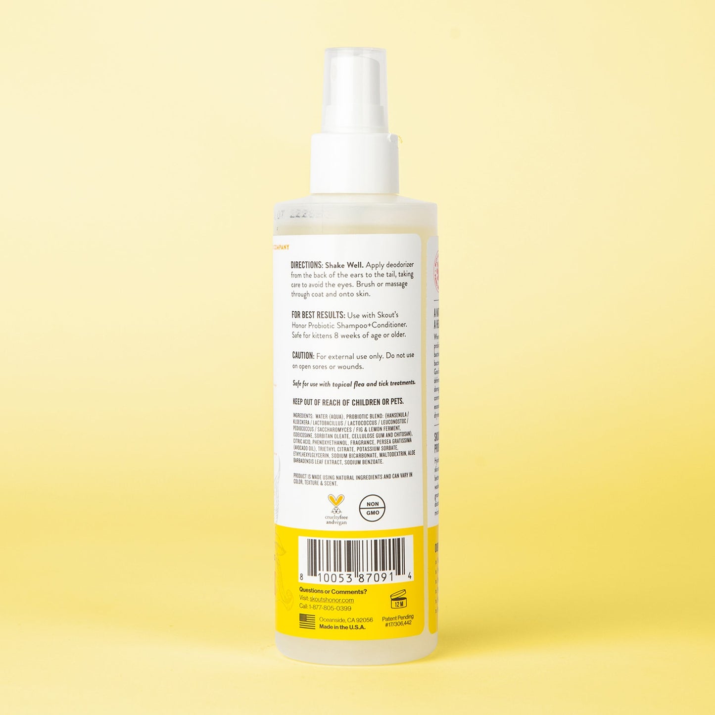 Skout's Honor Probiotic Cat Deodorizer - Honeysuckle (8oz)