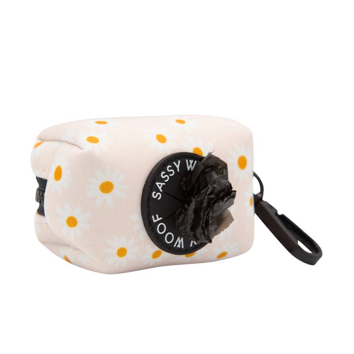 Dog Waste Bag Holder - Dainty Daisy