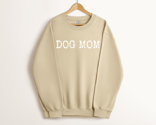 Dog Mom Sweatshirt, Sand
