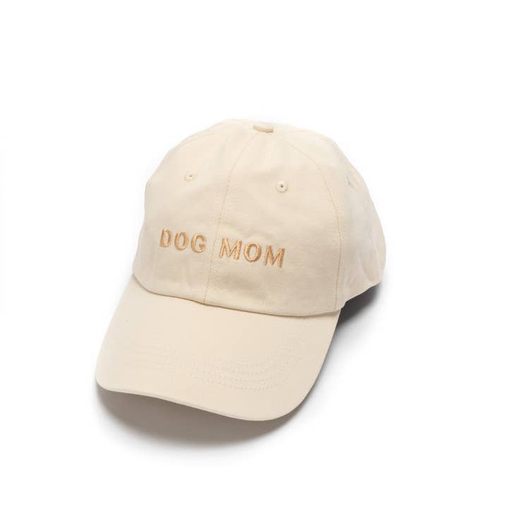 Dog Mom Ivory Hat