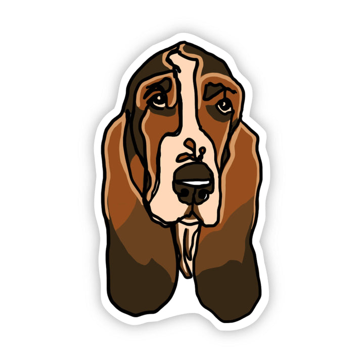 Dog Sticker - Basset Hound