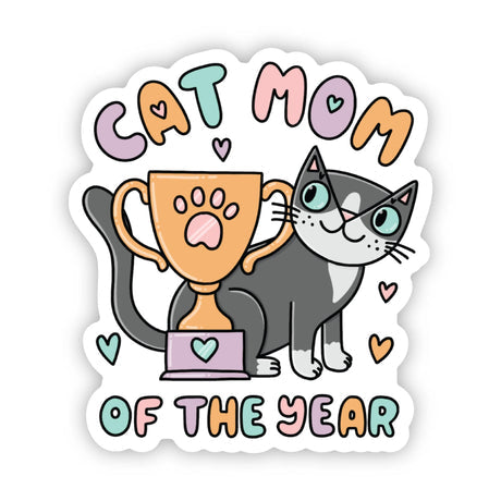 Cat Sticker -  Cat Mom of the Year