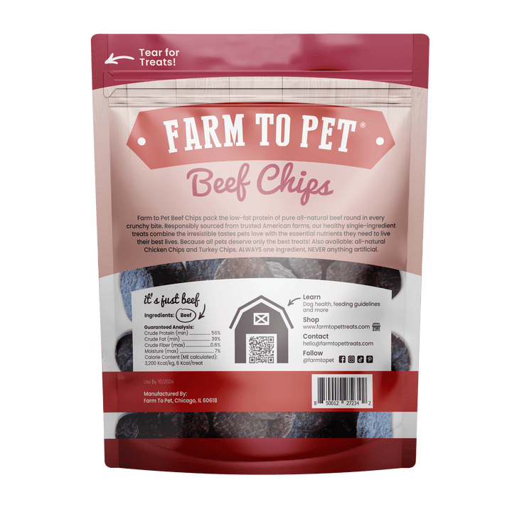 Beef Chips Dog Treats