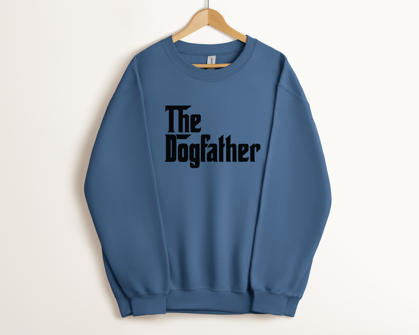 The Dogfather Sweatshirt – Indigo Blue