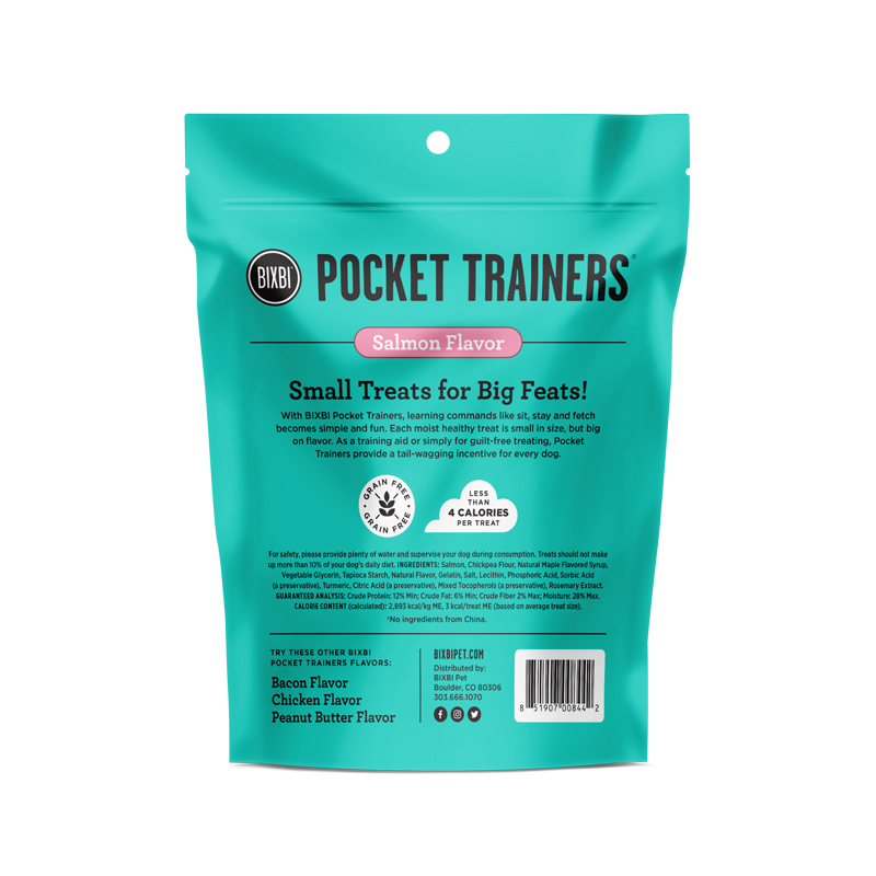 Bixbi Pocket Trainers - Salmon 6oz