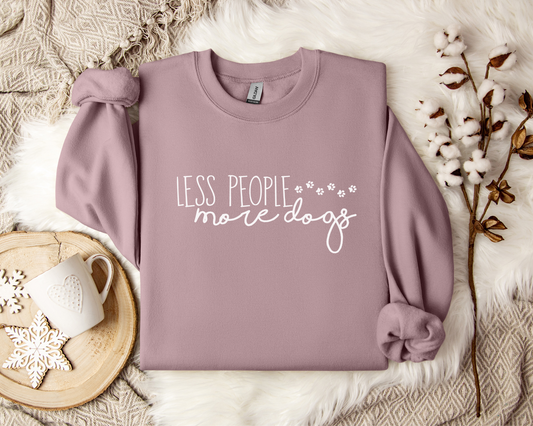 Less People, More Dogs Sweatshirt, Paragon