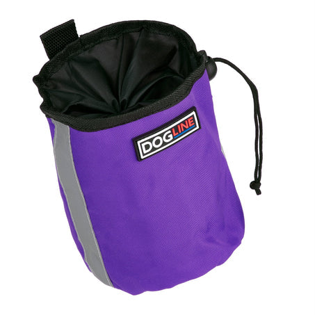 Beta Treat Pouch with Built-In Waste Bag Dispenser, Purple