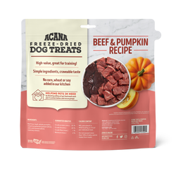 ACANA Freeze-Dried Dog Treats, Beef & Pumpkin
