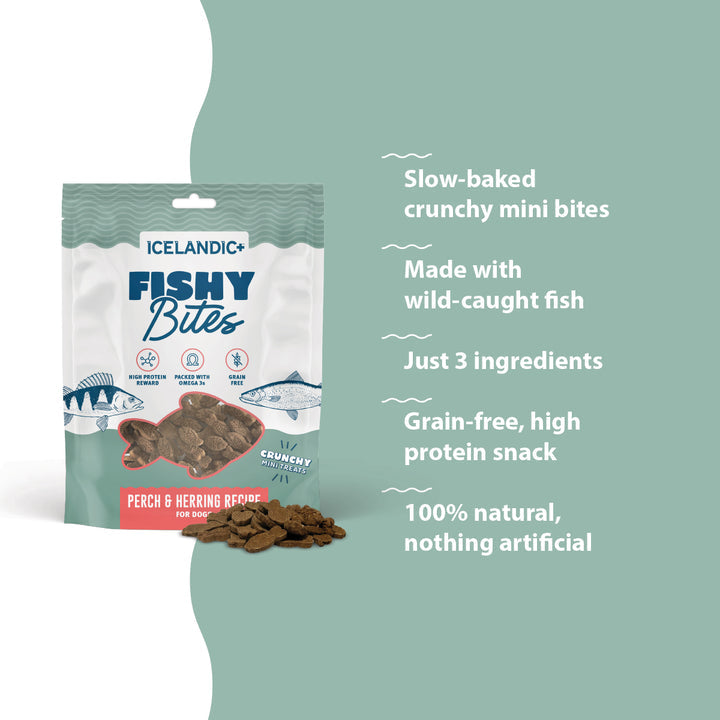 Icelandic+ Fishy Bites Treats for Dogs