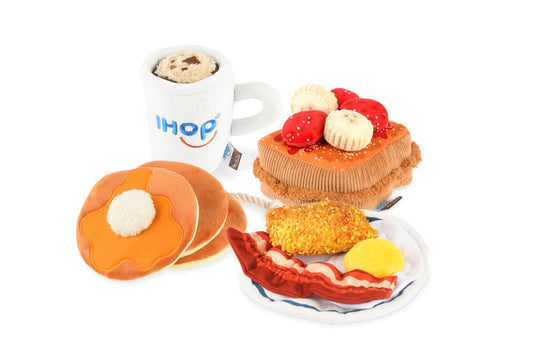 IHOP x P.L.A.Y. Breakfast Sampler Dog Toys
