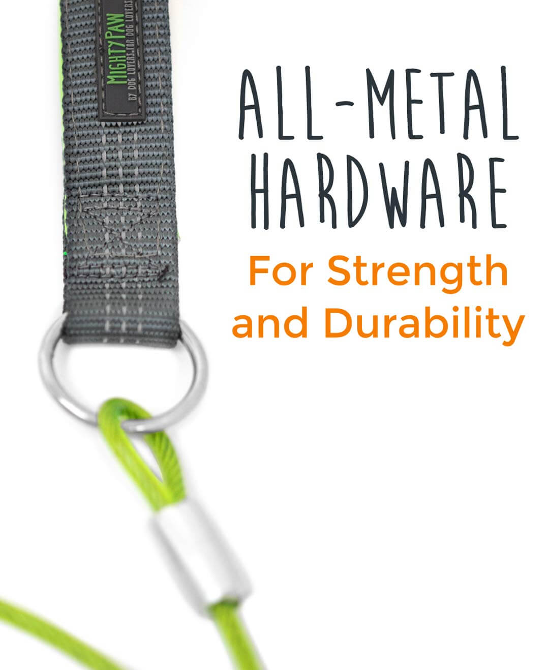 6" Chew Proof Cable Leash