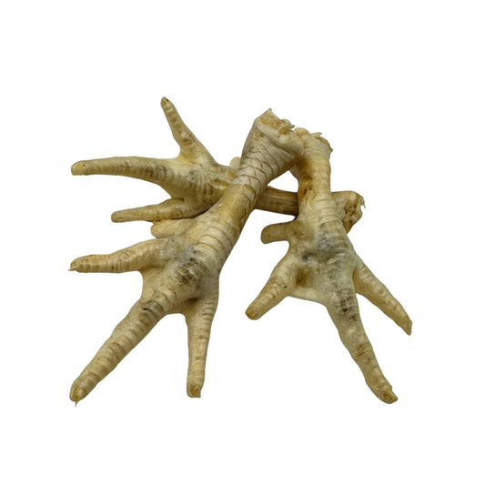 Raw Dog Chicken Feet - Puffed(No nails) – Sold Individually