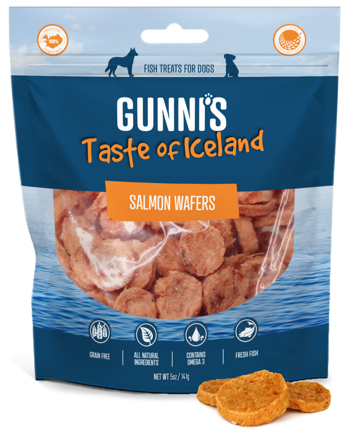 Gunni's Salmon Wafers 5oz
