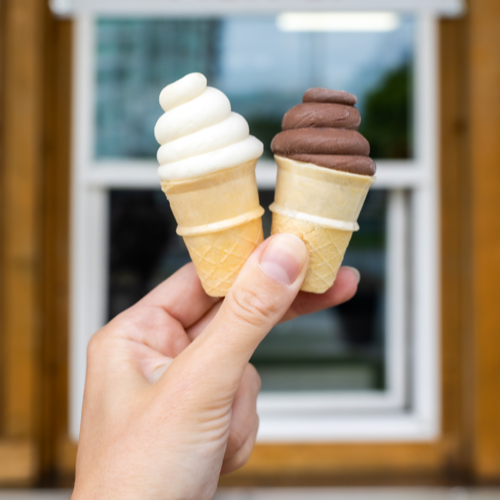Soft Serve Ice Cream Cone