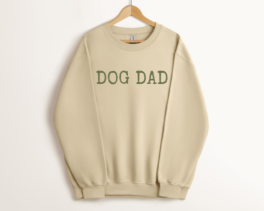 Dog Dad Sweatshirt, Sand