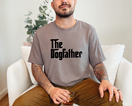 The DogFather T-shirt, Pebble Brown