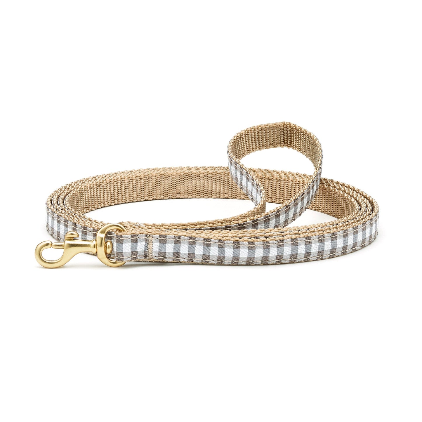 Brown Buffalo Check Small Breed Dog Lead