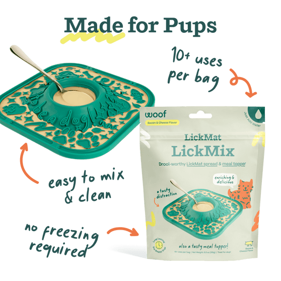 Woof Pet LickMix - Bacon & Cheese 5.5oz