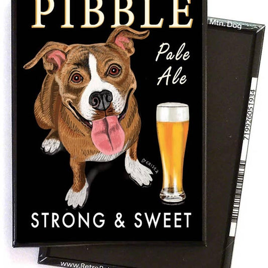 Dog Magnet - Pitbull Terrier "Pibble Pale Ale"