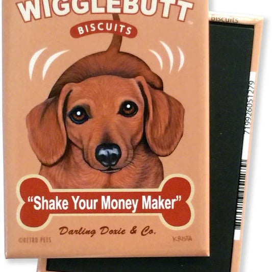 Dog Magnet - Dachshund "Wigglebutt Dachshund"