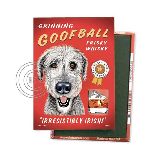 Dog Magnet - Irish Wolfhound "Irresistibly Irish"