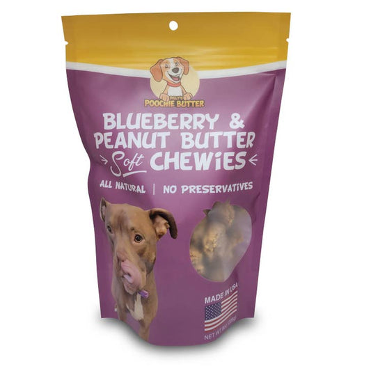 Peanut Butter + Blueberry Soft Chewies (8oz)