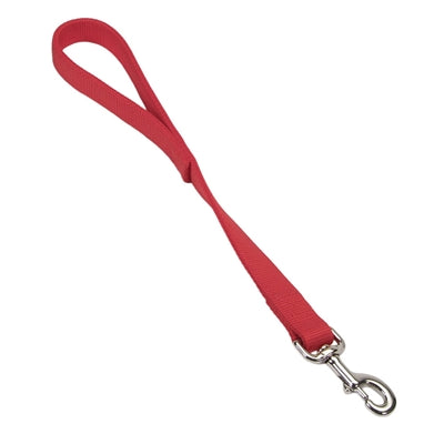 Double Ply Traffic  Leash, Red